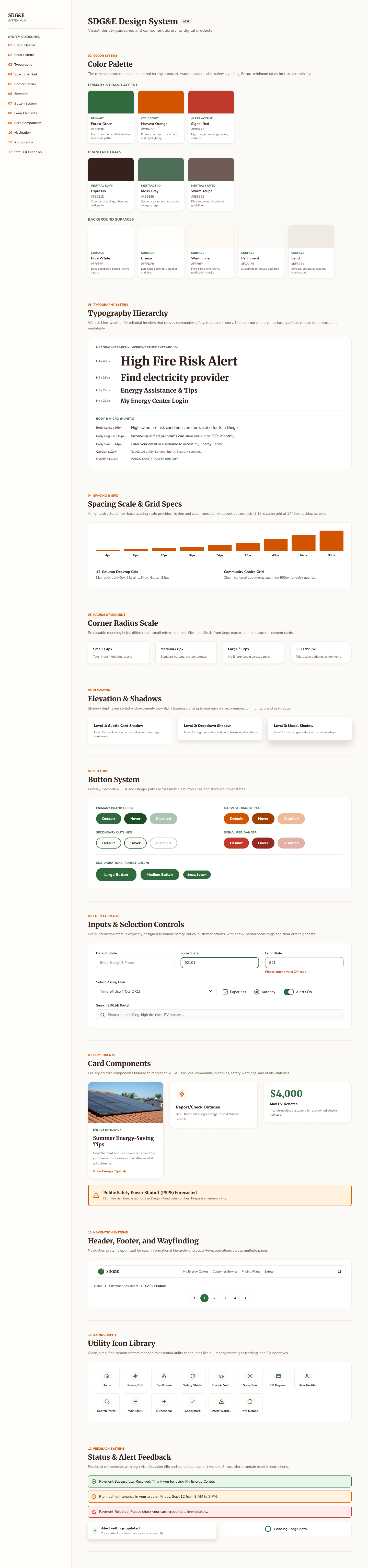 SDG&E design system